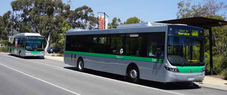 Transperth Volgren Mercedes OC500LE CR228L 1382 & Volvo B7RLE Optimus 2382